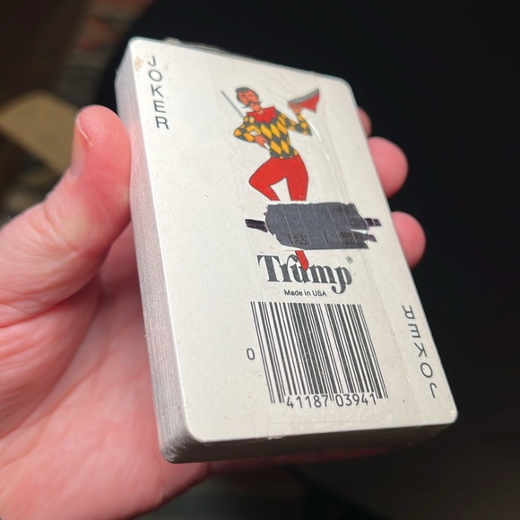 Vintage tooled leather playing card holder bridge and gin rummy score pad - Picture 10 of 11